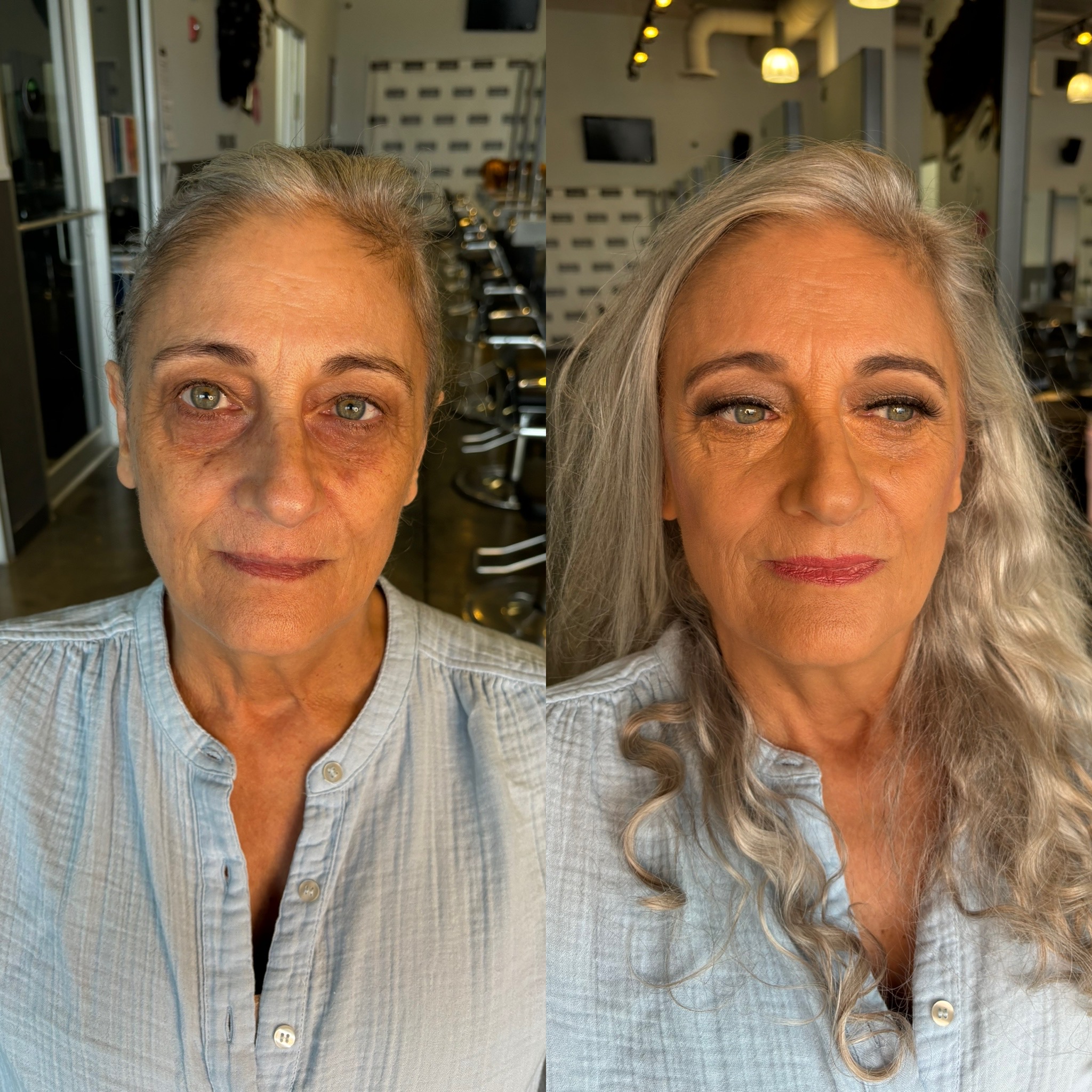Makeup Before and After 3