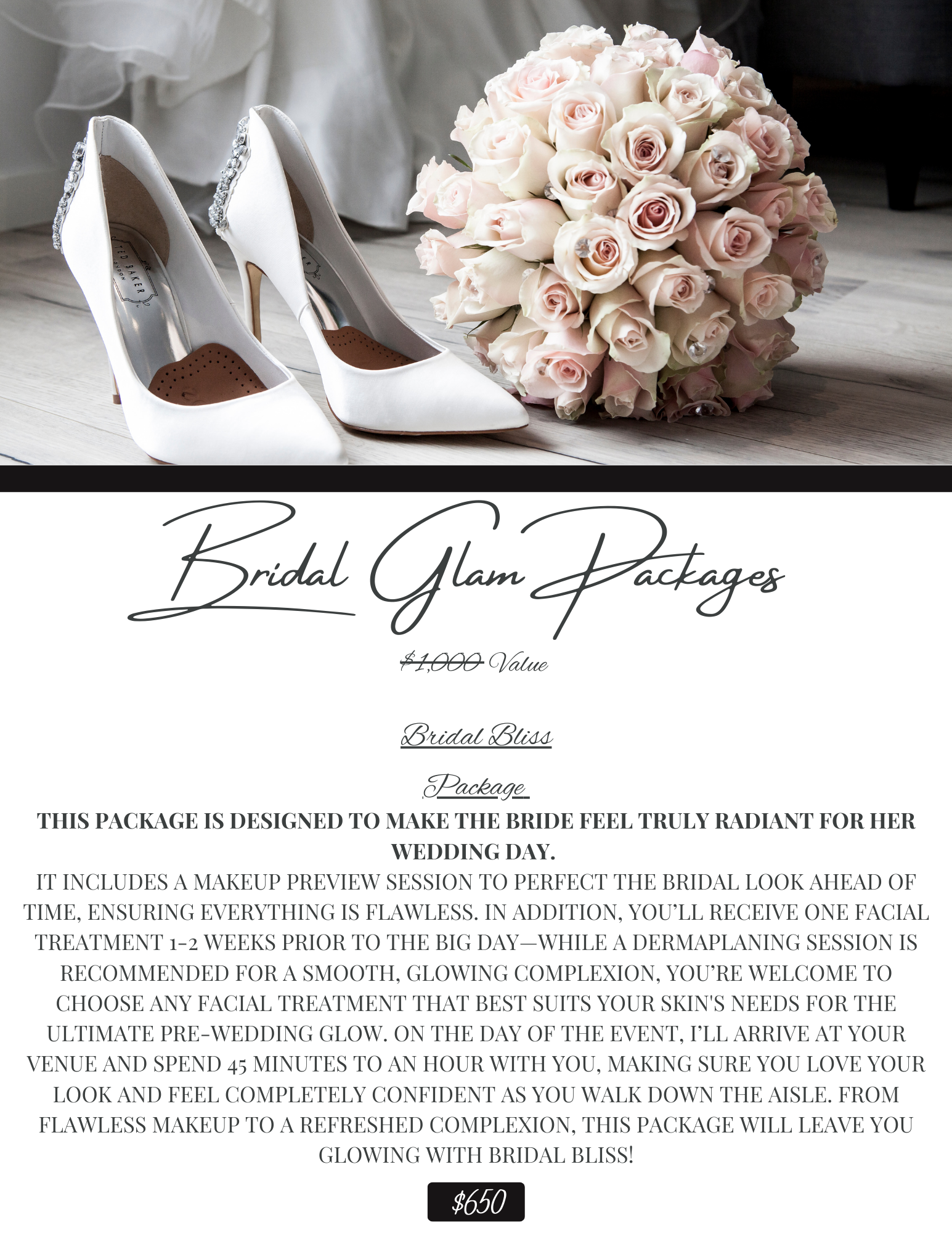 Makeup and Beauty package option two Lincoln RI